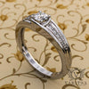 0.3ct Round Diamond Gold Engagement Ring - 02US53